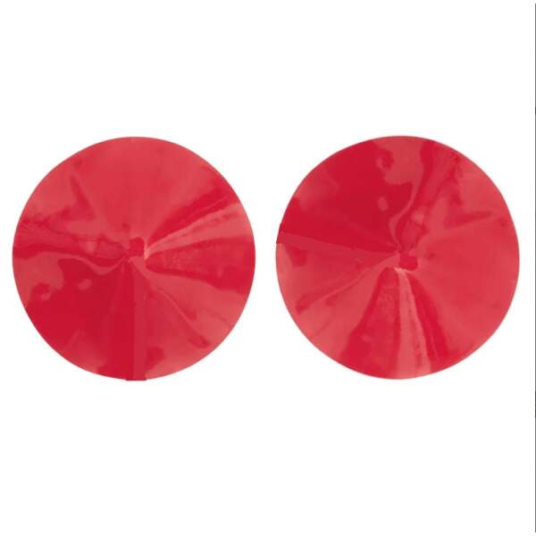Kinky Diva - Tepelplakkers - Herbruikbaar - Lak - Rood - Afbeelding 2