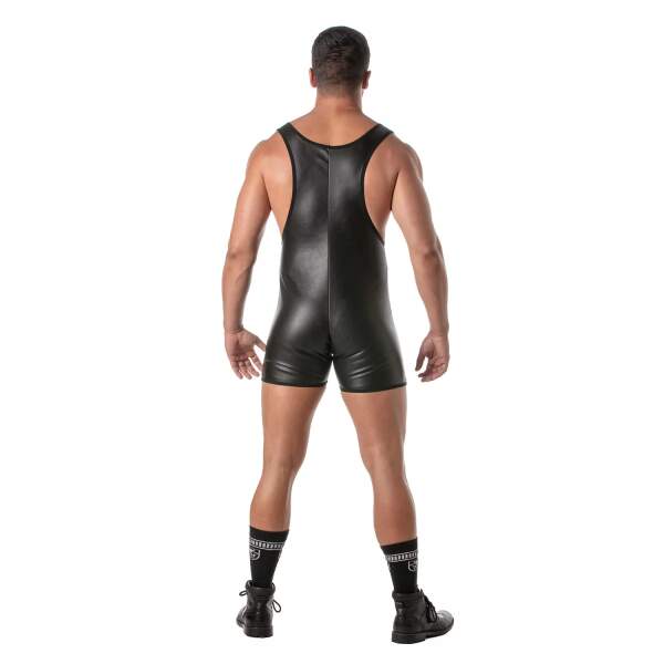 TOF PARIS - Kinky Bodysuit - Easy Access - PU-leer - Zwart - Afbeelding 4