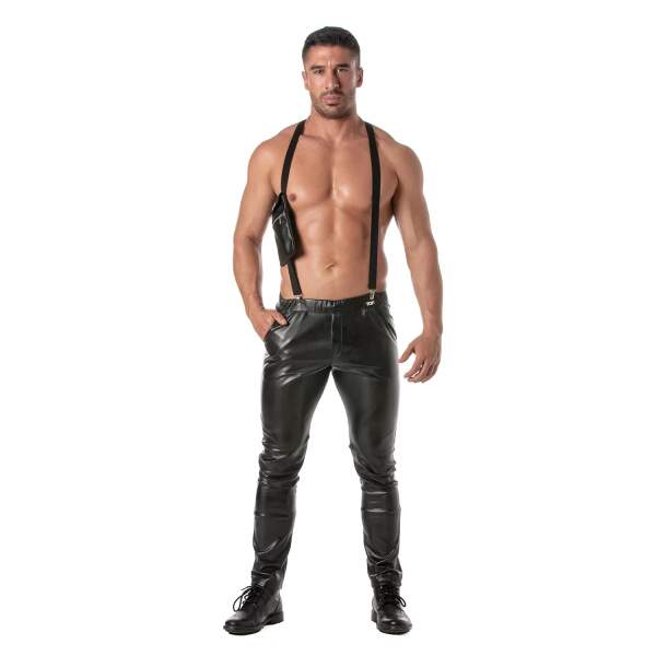 TOF PARIS - Pocket Harnas - Party Pocket - Elastisch - PU-leer - Zwart - Afbeelding 3