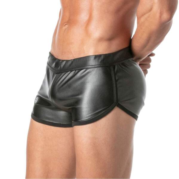 TOF PARIS - Kinky Retro Shorts - PU-leer - Zwart - Afbeelding 4