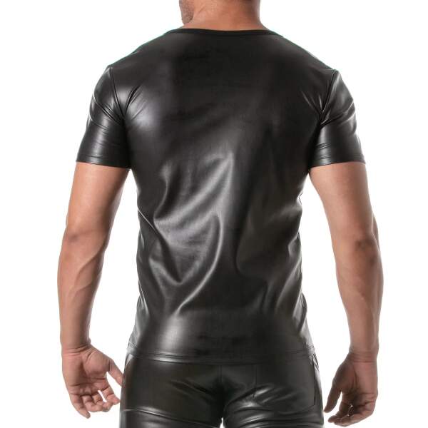 TOF PARIS - Kinky T-Shirt - PU-leer - Zwart - Afbeelding 3