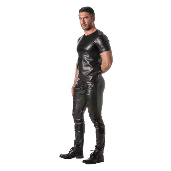 TOF PARIS - Kinky T-Shirt - PU-leer - Zwart - Afbeelding 5