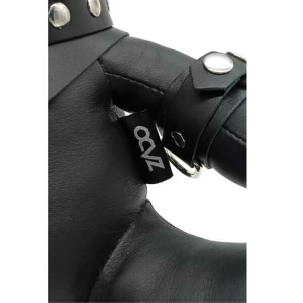 Zado - Kinky Teddy Beer - Leer - Zwart - Afbeelding 4