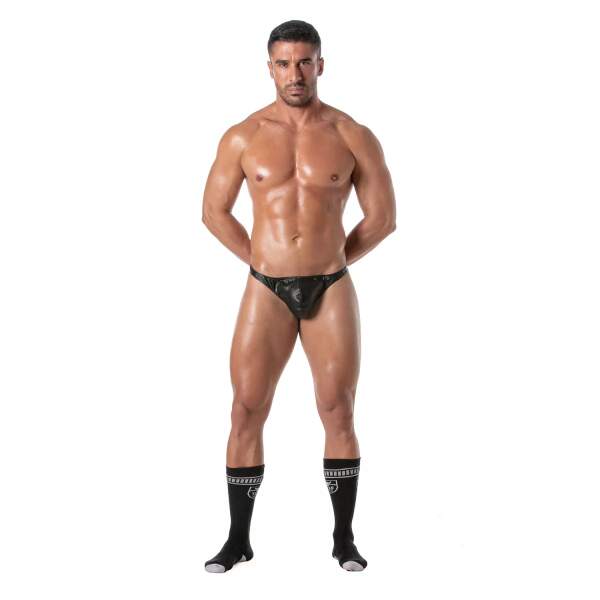 TOF PARIS - Kinky String - PU-leer - Zwart - Afbeelding 4