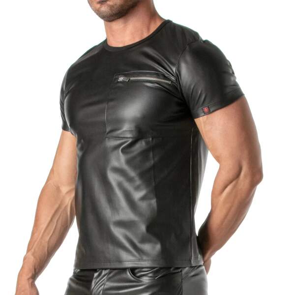 TOF PARIS - Kinky Zipped Shirt - PU-leer - Zwart - Afbeelding 2