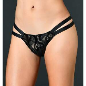 Patrice Catanzaro - Cross Dress - Mme Monique - Wetlook String - Kant - Zwart