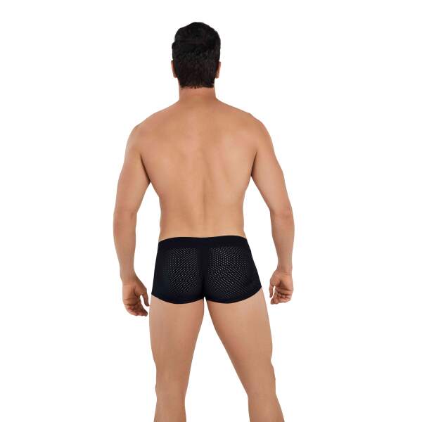 Clever Moda - Zurich Latin Boxershort - Mesh - Brede Band - Zwart - Afbeelding 4