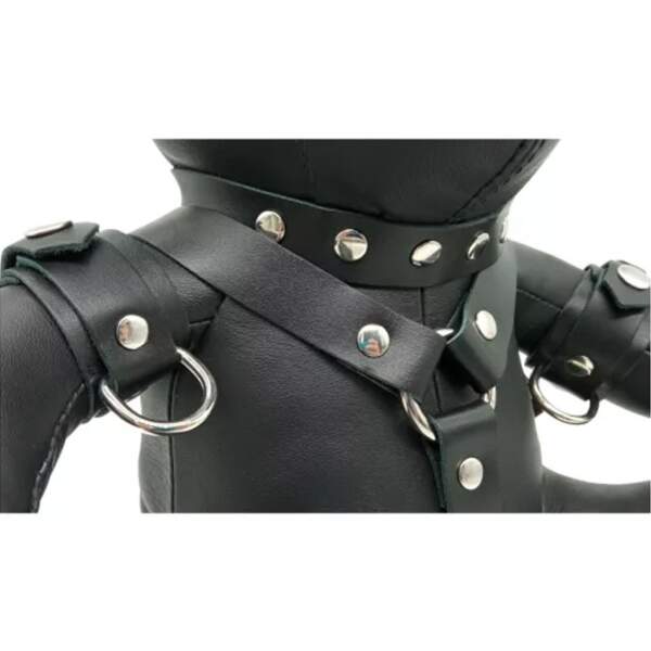 Zado - Kinky Teddy Beer - Leer - Zwart - Afbeelding 3
