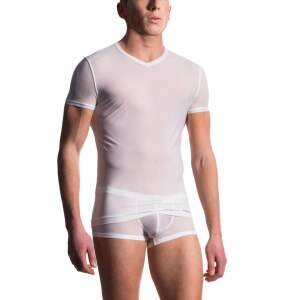 Manstore M101 V-Neck Shirt Wit