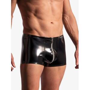 Manstore - M2225 - Zipped Pants - Lak - Zwart