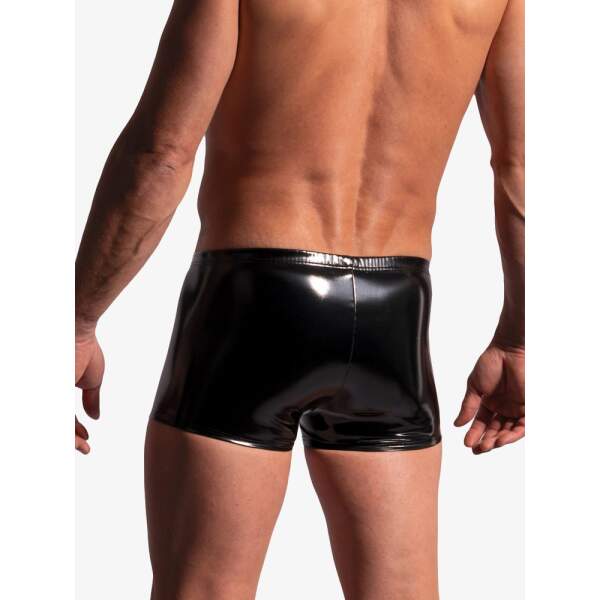 Manstore - M2225 - Zipped Pants - Lak - Zwart - Afbeelding 3