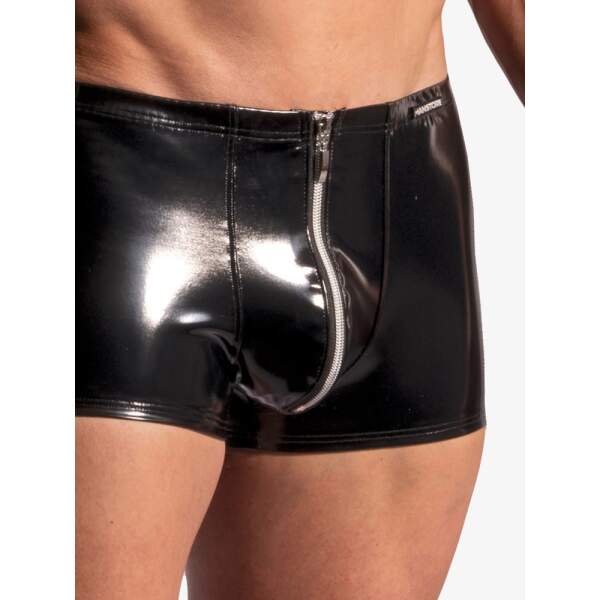 Manstore - M2225 - Zipped Pants - Lak - Zwart - Afbeelding 4