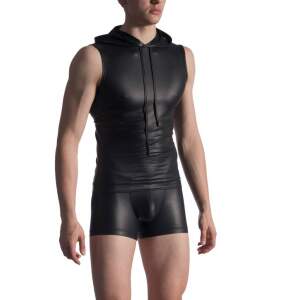 Manstore M510 Hoody Tank Zwart