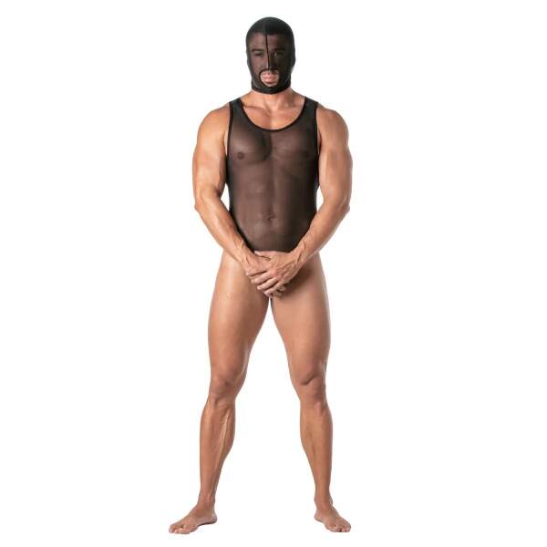 TOF PARIS - Hoofd Masker - Gaas - Zwart - Afbeelding 3