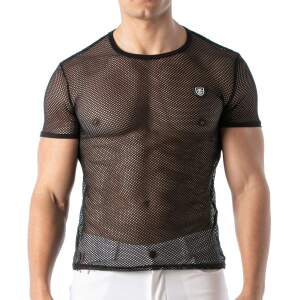 TOF PARIS - Shirt - Visnet - Zwart