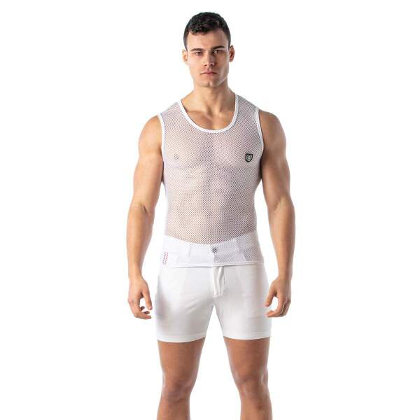TOF PARIS - Tank Top - Visnet - Wit - Afbeelding 2