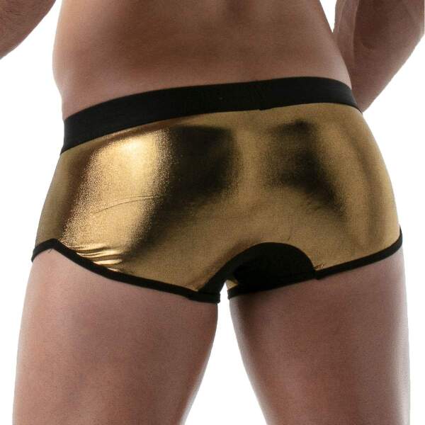 TOF PARIS - Metal Short - Metallic - Zwart - Goud - Afbeelding 2
