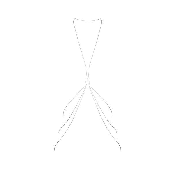 Bijoux Indiscrets- Body Chain - Metaal - Zilver - Afbeelding 4
