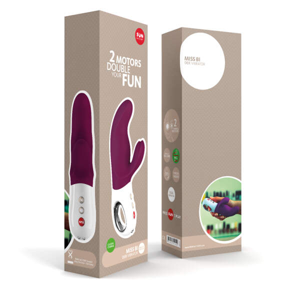 Fun Factory - Miss Bi Dual Vibrator - Clitoris Vibrator - G-spot Vibrator - Paars - Afbeelding 3