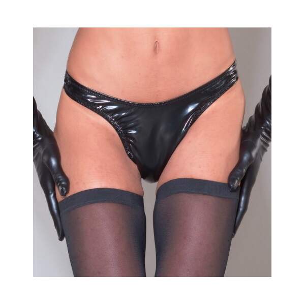 Patrice Catanzaro - Cross Dress - Mme Francoise - String - Lak - Zwart