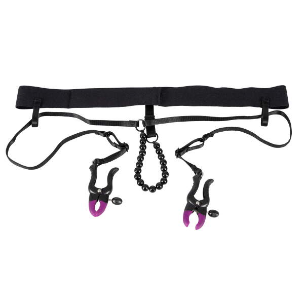 Bad Kitty - Spreader String - Klemmen - Zwart - Afbeelding 2