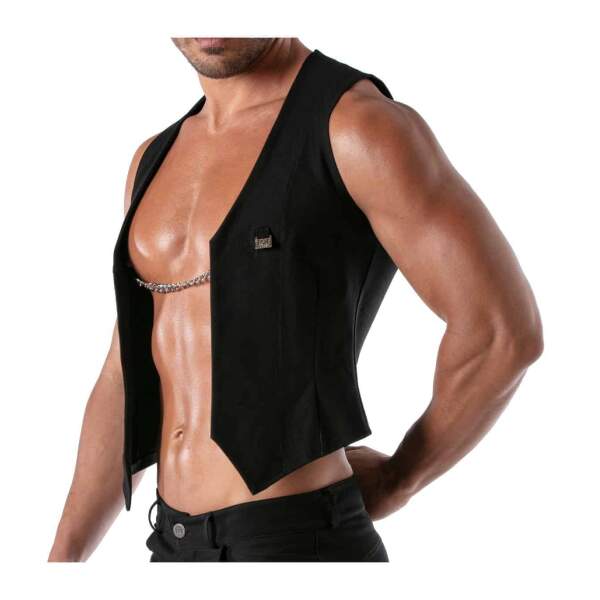 TOF PARIS - Patriot Vest - Gilet - Ketting - Katoen - Zwart - Afbeelding 4