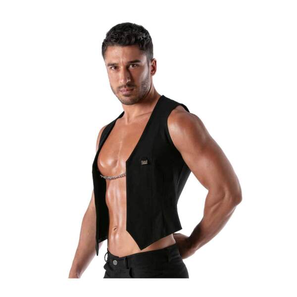 TOF PARIS - Patriot Vest - Gilet - Ketting - Katoen - Zwart - Afbeelding 3