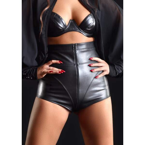 Jenna Hoge Taille Short PU-leer - Patrice Catanzaro