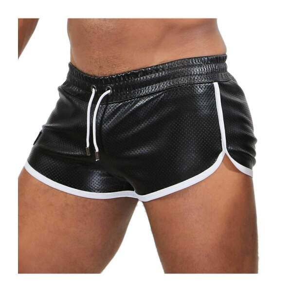 TOF PARIS - Pilot Short - PU-leer - Zwart - Afbeelding 4