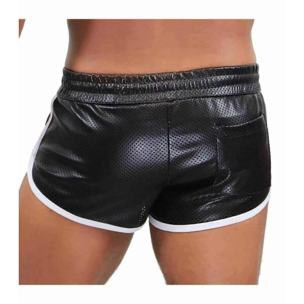 TOF PARIS - Pilot Short - PU-leer - Zwart - Afbeelding 5