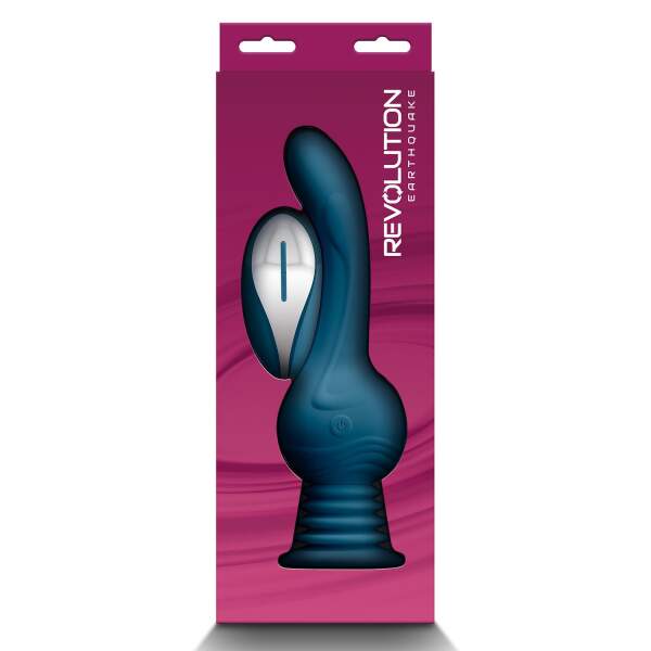 Revolution - Earthquake - Vibrator - Vaginaal - Anaal - Remote - Blauw - Afbeelding 4