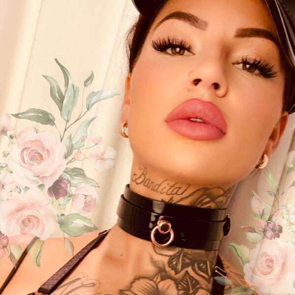 Kinky Diva - Collar & Leash - Choker met Riem - BDSM - Lak - Rosé Goud - Afbeelding 5