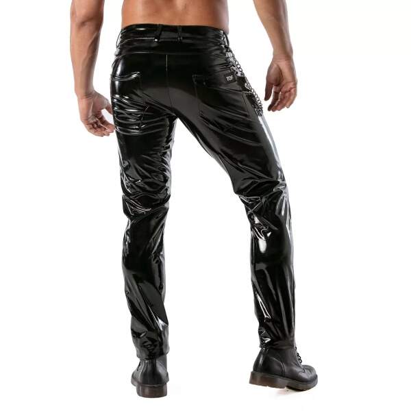 TOF PARIS - Lange Broek - 5-Pocket - Lak - Zwart - Afbeelding 2