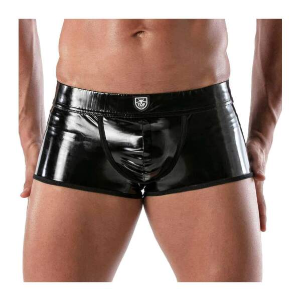 TOF PARIS - Vinyl Short - Lak - Zwart