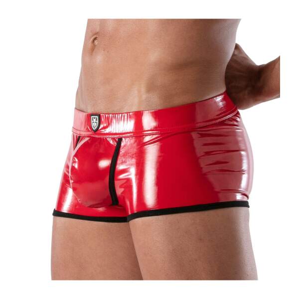 TOF PARIS - Vinyl Short - Lak - Rood - Afbeelding 2