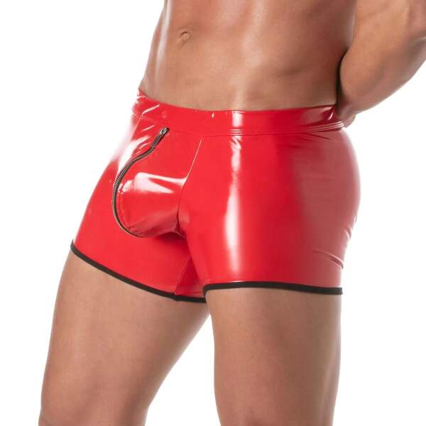 TOF PARIS - Push Up Boxer - Rits - Lak - Rood - Afbeelding 2