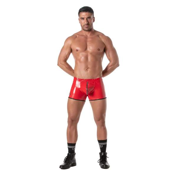 TOF PARIS - Push Up Boxer - Rits - Lak - Rood - Afbeelding 3
