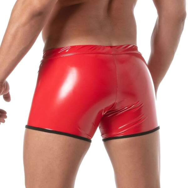 TOF PARIS - Push Up Boxer - Rits - Lak - Rood - Afbeelding 4