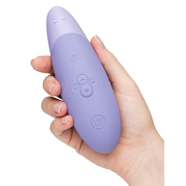 Womanizer - ENHANCE -  Clitoris Vibrator - Luchtdruk en Vibraties - Paars - Afbeelding 4