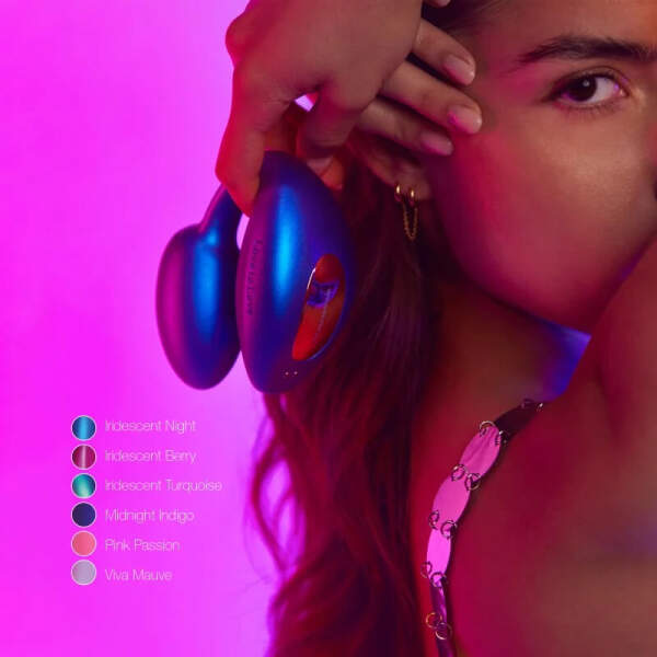 Love to Love - Wonderlover - Dual Stimulator - Clitoris Vibrator - G-Spot Vibrator - Luchtdruk - Remote - Purple Night - Afbeelding 2