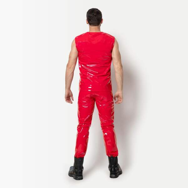Patrice Catanzaro - Soren Shirt - Mouwloos - Lak - Rood - Afbeelding 3