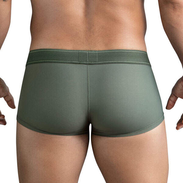 Clever Moda - Craftiness Boxershort - Brede Band - Microvezel - Groen - Afbeelding 2