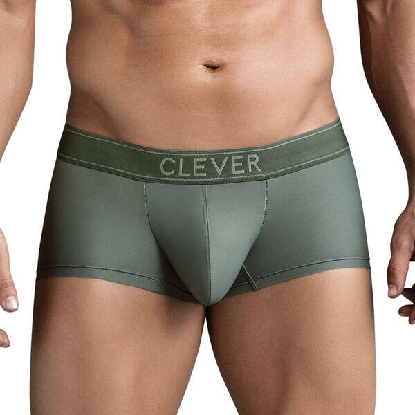 Clever Moda - Craftiness Boxershort - Brede Band - Microvezel - Groen