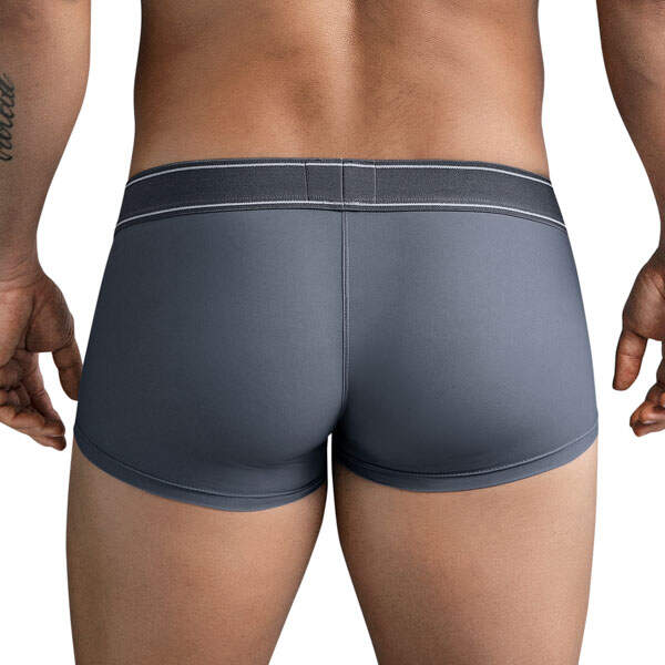 Clever Moda - Craftiness Boxershort - Brede Band - Microvezel - Grijs - Afbeelding 3