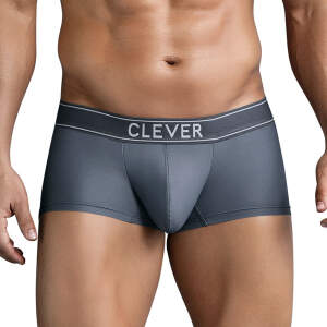 Clever Moda - Craftiness Boxershort - Brede Band - Microvezel - Grijs