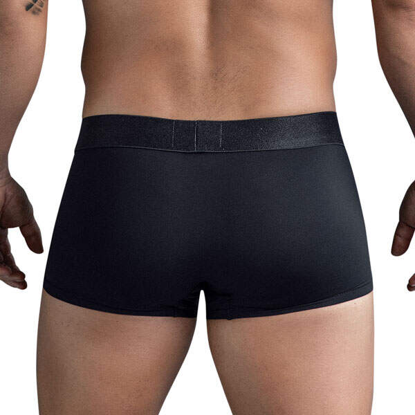 Clever Moda - Victor Latin - Boxershort - Lycra - Brede Band - Zwart - Afbeelding 4