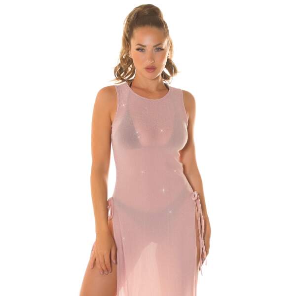Koucla - Cover-up Jurkje - Gaas - Lurex - Roze - Afbeelding 7