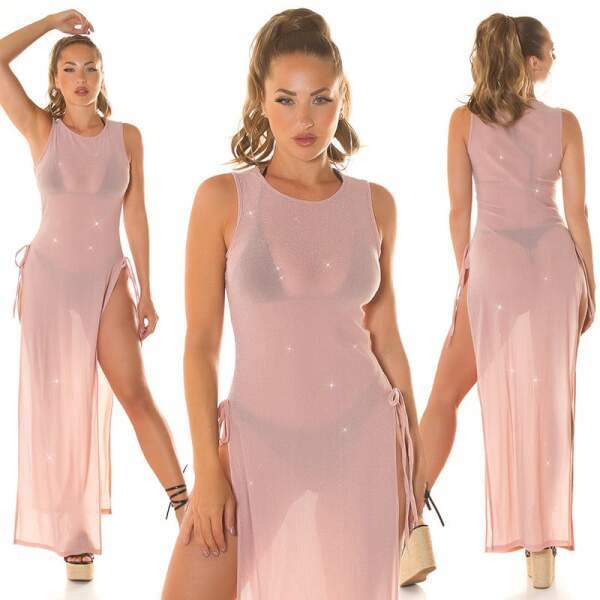 Koucla - Cover-up Jurkje - Gaas - Lurex - Roze - Afbeelding 2