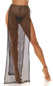 Koucla - Maxi - Beach - Skirt - Grove Visnet - Zwart