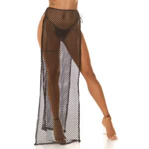 Koucla - Maxi - Beach - Skirt - Grove Visnet - Zwart